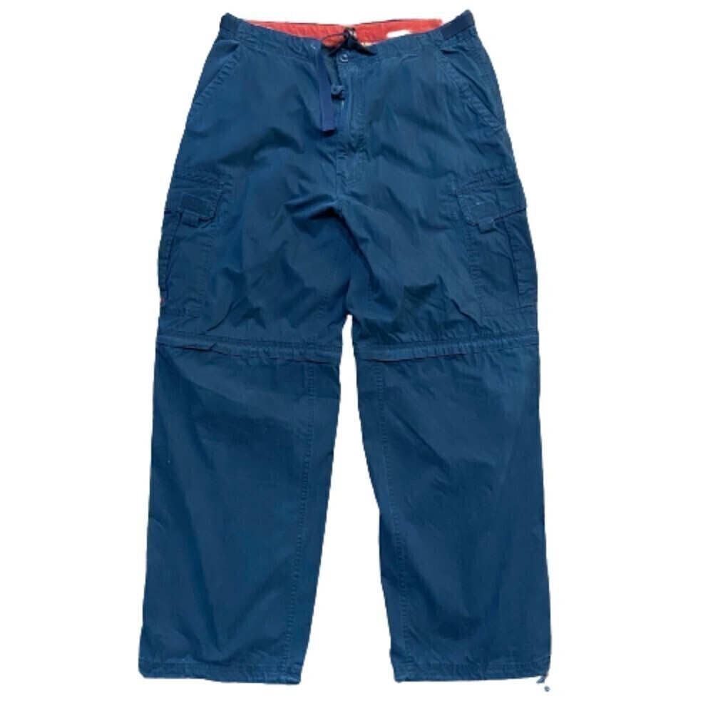 Abercrombie & Fitch Vintage Navy Blue Cargo Utility Pants Cotton Men's Size Med